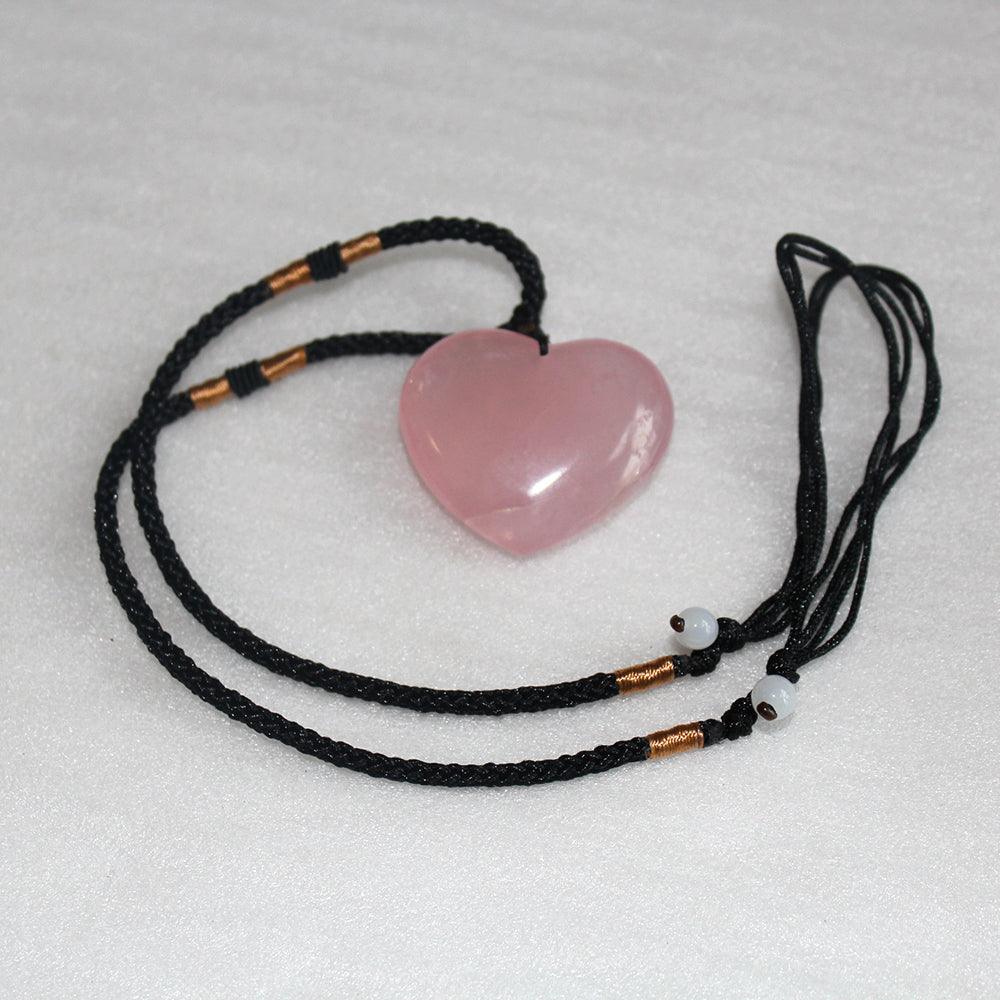 Collana in quarzo rosa “Amore Eterno”