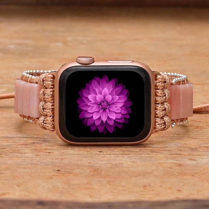 Cinturino per Apple Watch "Carezza Soave" in Opale Rosa