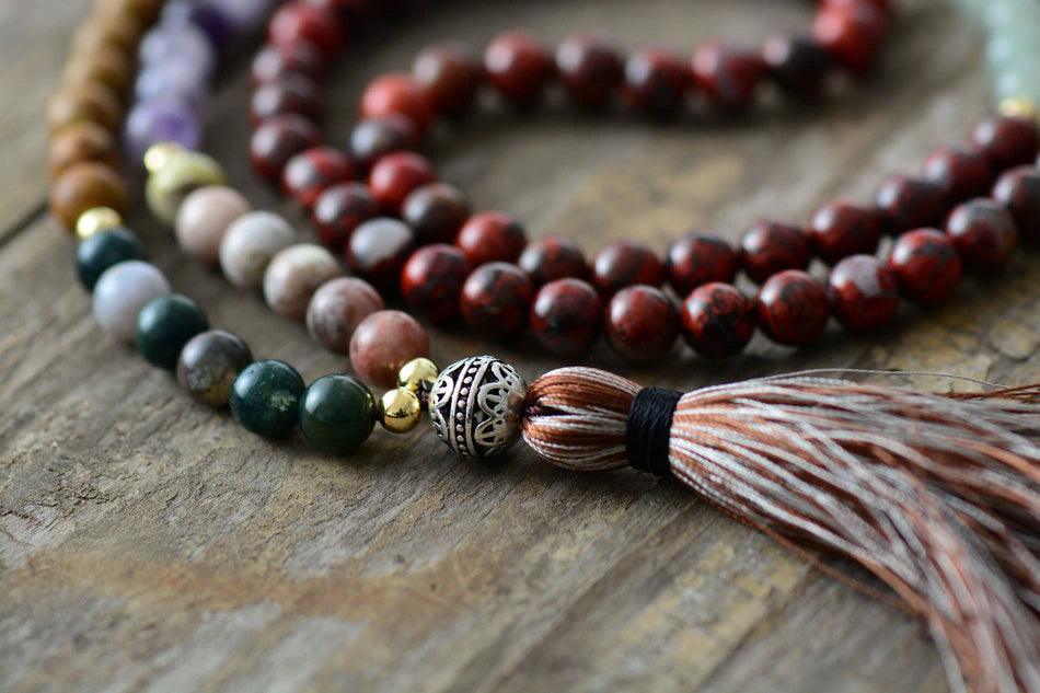 Collana 7 Chakra "Serenità Interiore" con Diaspro e Agata