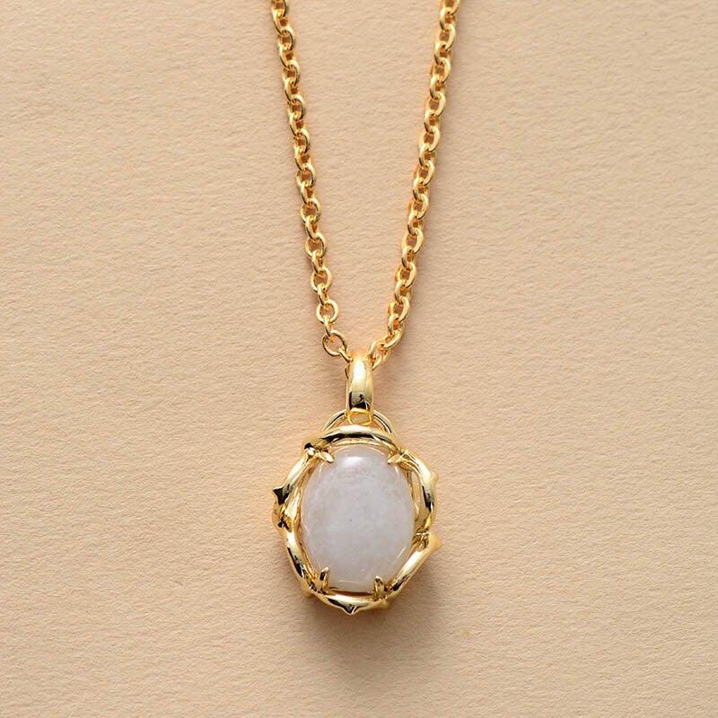 Collana "Aura Mistica" con Pietra di Luna, Ametista e Labradorite