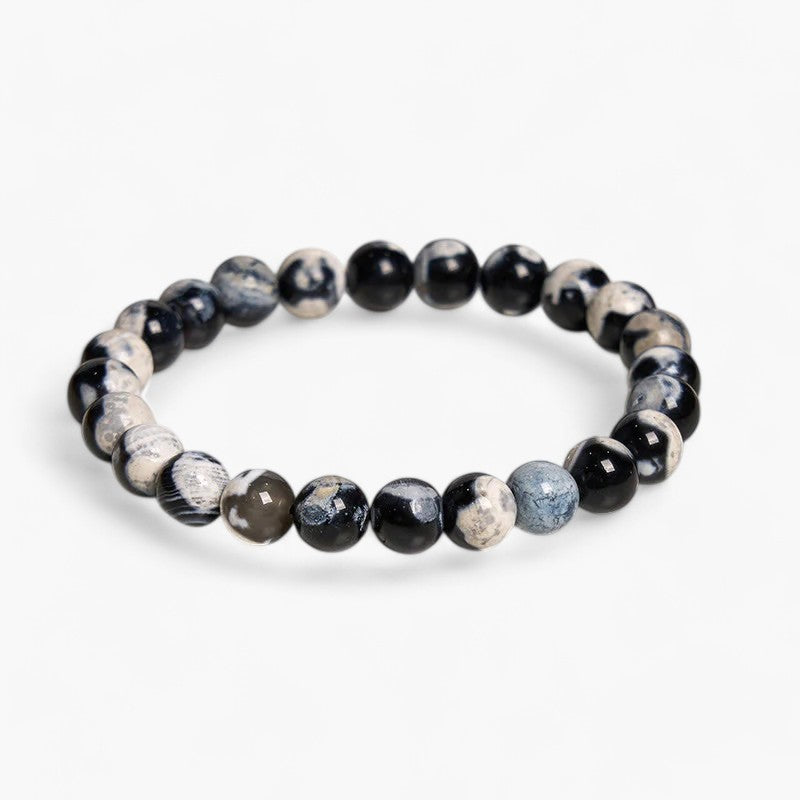 BRACCIALE REALIZZATO A MANO, CON PIETRE DI EMATITE BRACCIALE REALIZZATO A MANO, CON PIETRE DI EMATITE