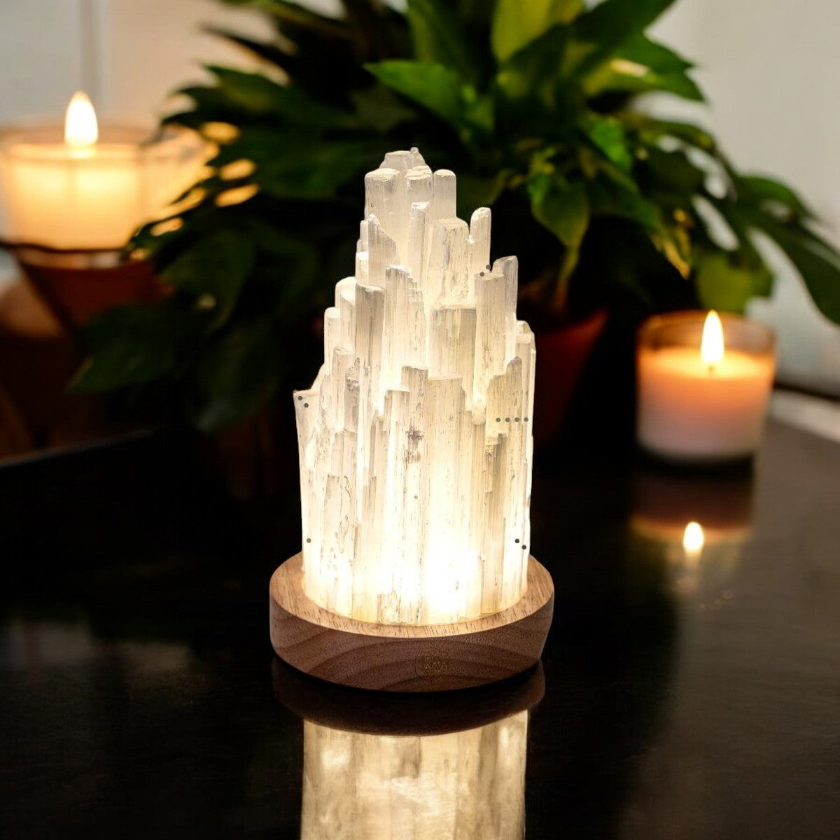 Lampada di Guarigione Radiante in Selenite