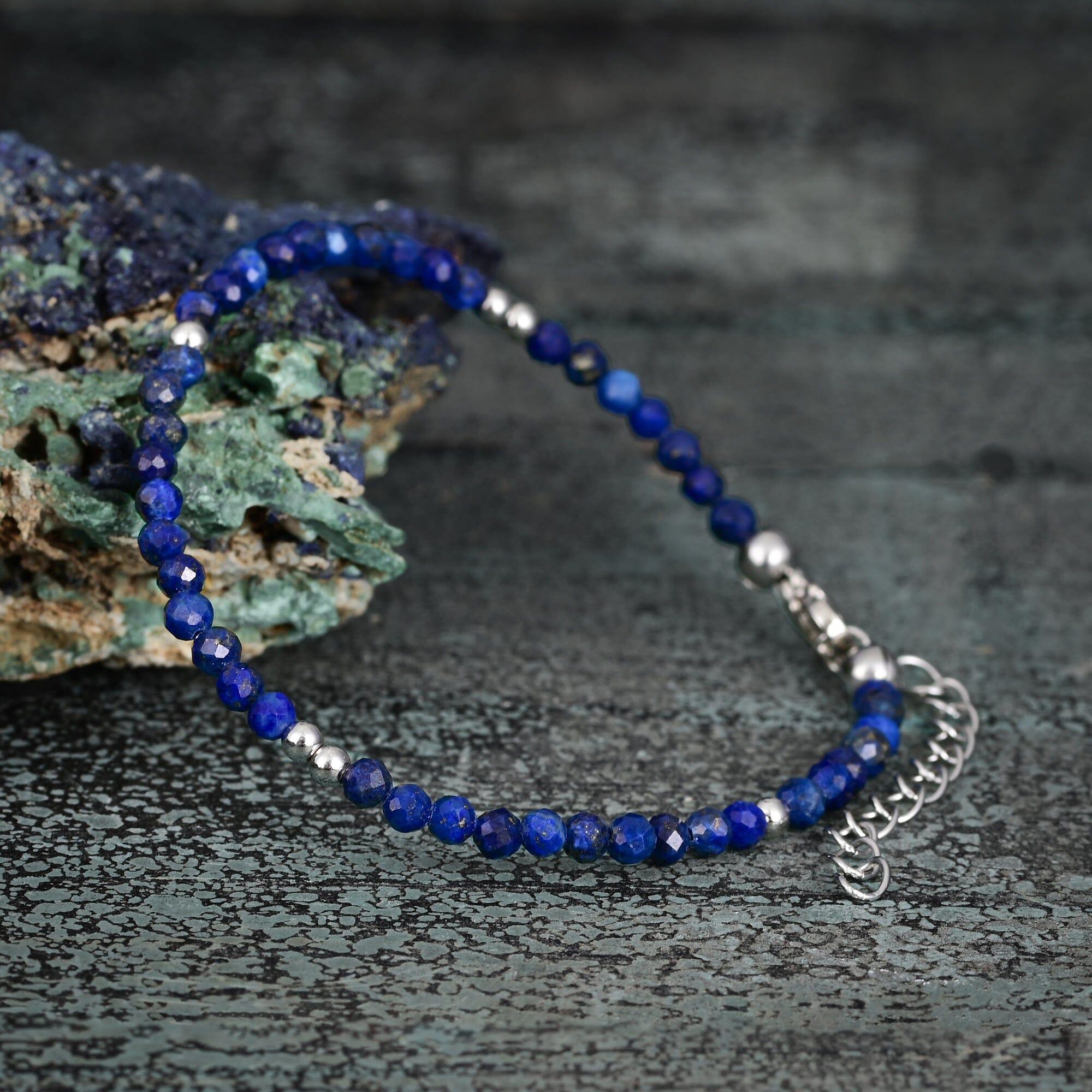 Bracciale in Lapislazzuli “Saggezza del Cosmo Blu"