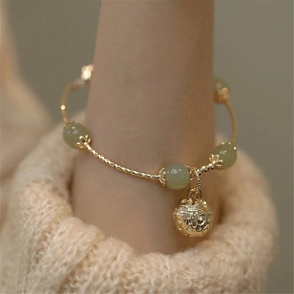 Bracciale "Armonia Celeste" in Giada di Hetian