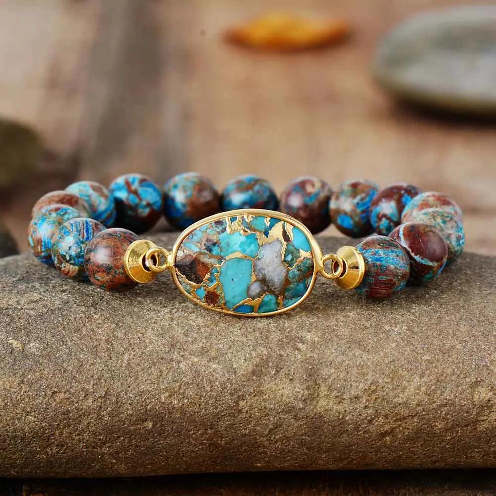 Bracciale di Pietre Naturali "Tranquillità del Tibet"