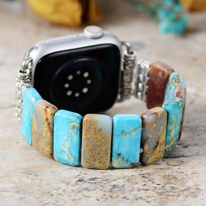 Cinturino per Smart Watch in Pietra Naturale "Tempo di Serenità"