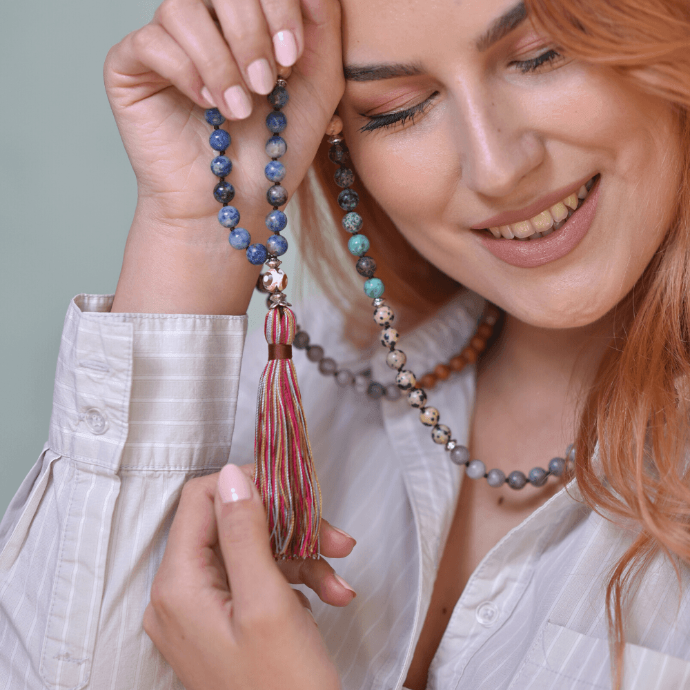 Collana 7 Chakra "Serenità Interiore" con Diaspro e Agata