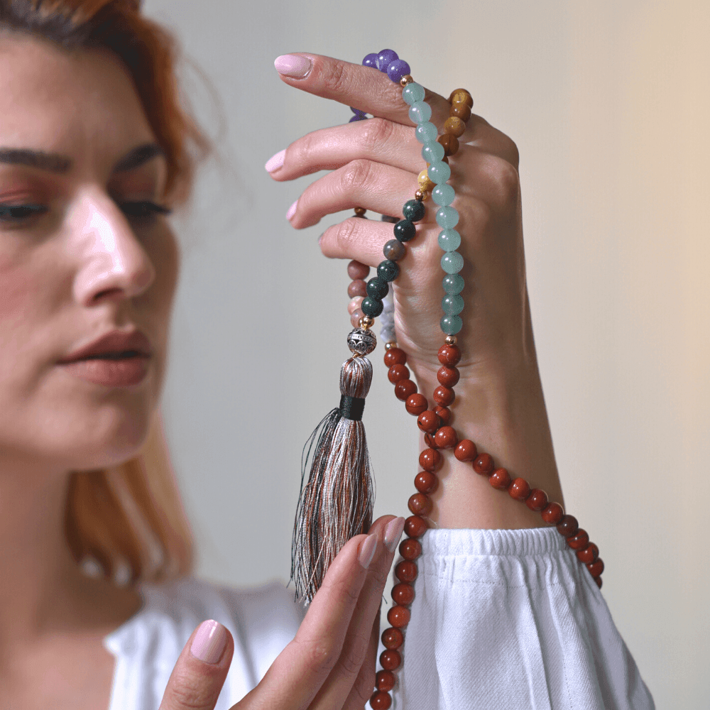 Collana 7 Chakra "Serenità Interiore" con Diaspro e Agata