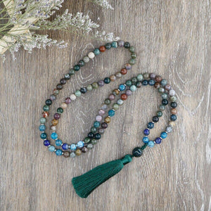 Collana Mala naturale "Cielo Sereno"