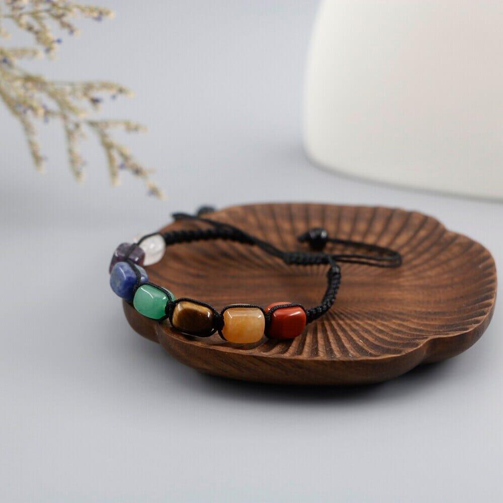 Bracciale con 7 Pietre Chakra "Felicità Allineata"