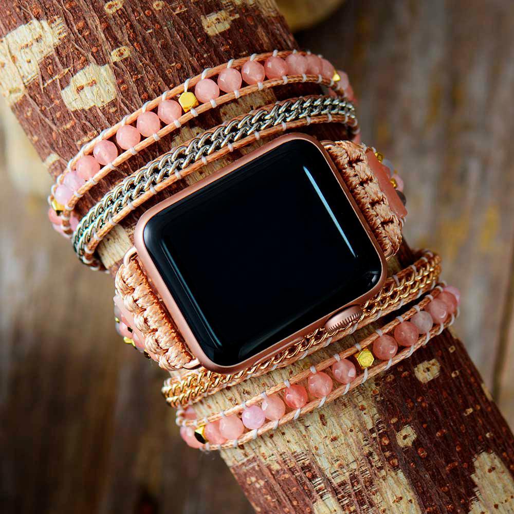 Cinturino per Apple Watch in Giada "Essenza di Femminilità"