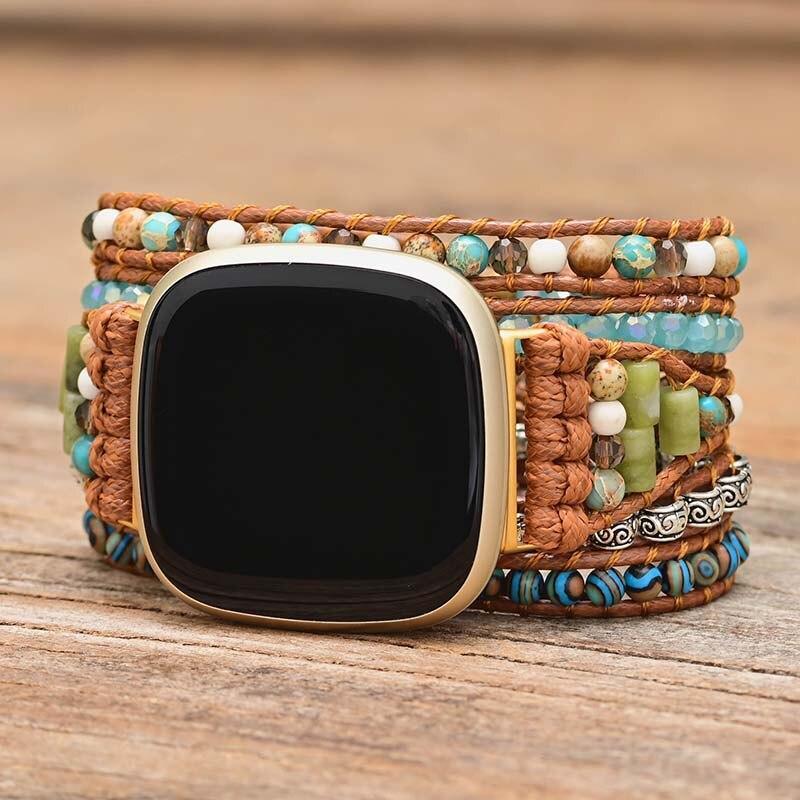 Cinturino per Fitbit in Pietra Imperiale "Acque Serenissime"