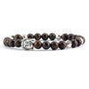 Bracciale con Buddha in Bronzite "Saggezza Ancestrale"