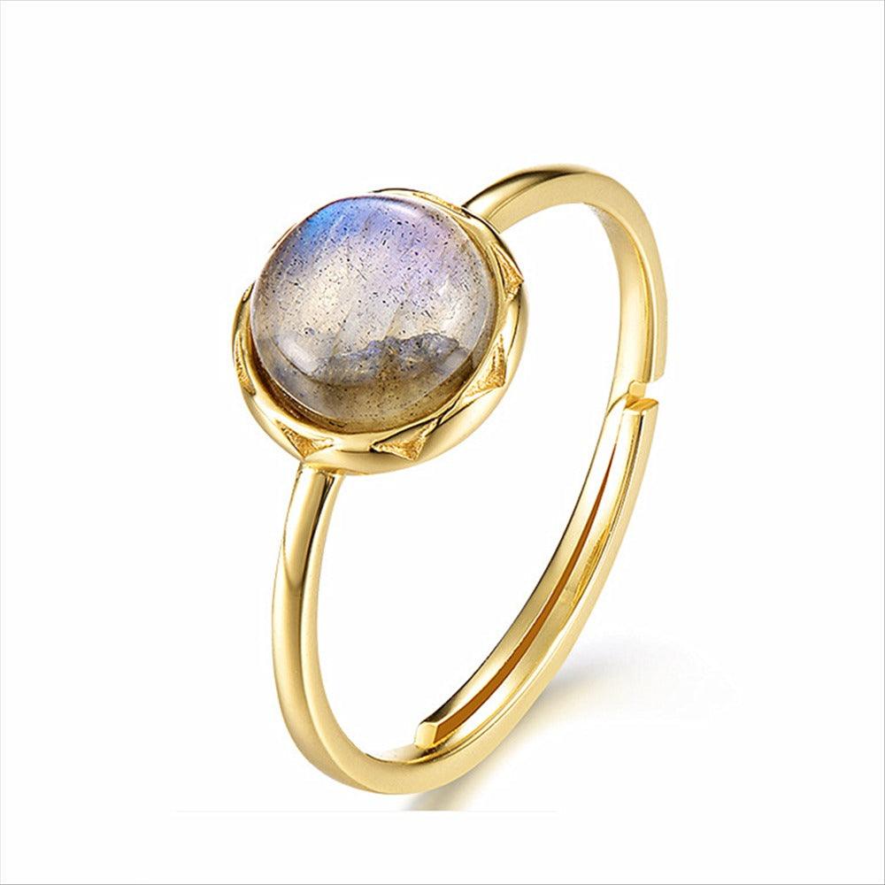 Anello "Amore Celeste" in Argento con Labradorite