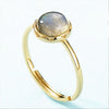 Anello "Amore Celeste" in Argento con Labradorite