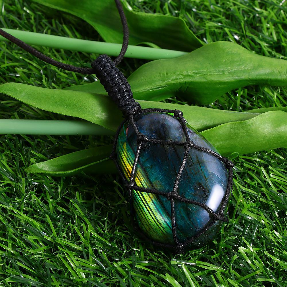 Collana "Cuore di Drago" in labradorite