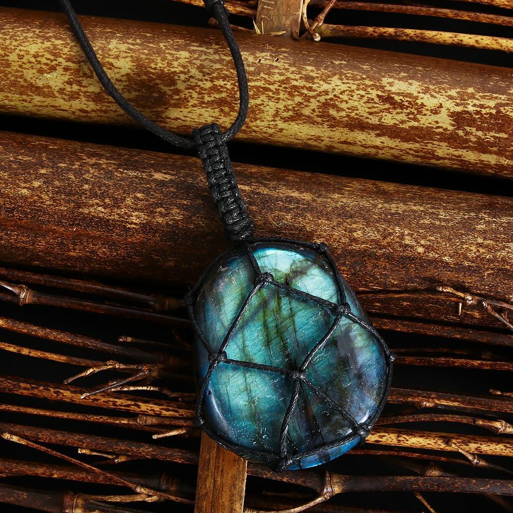 Collana "Cuore di Drago" in labradorite