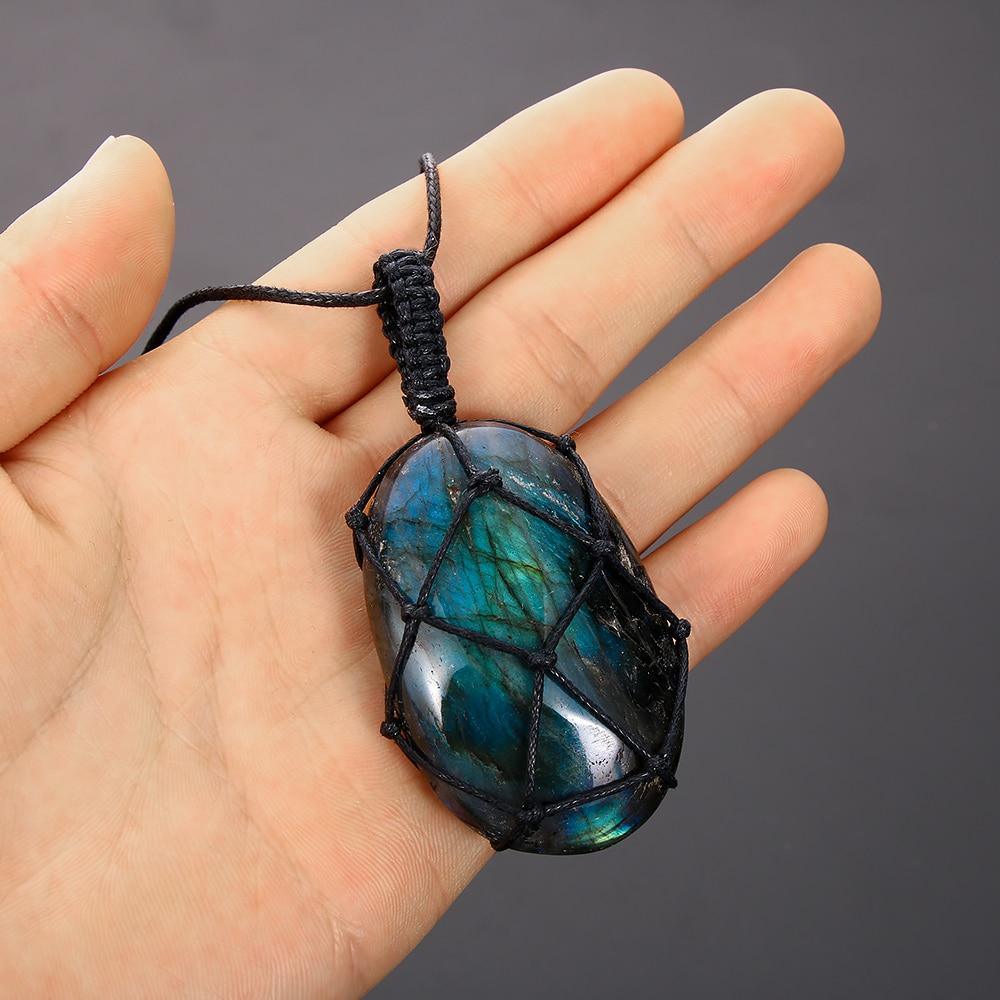 Collana "Cuore di Drago" in labradorite