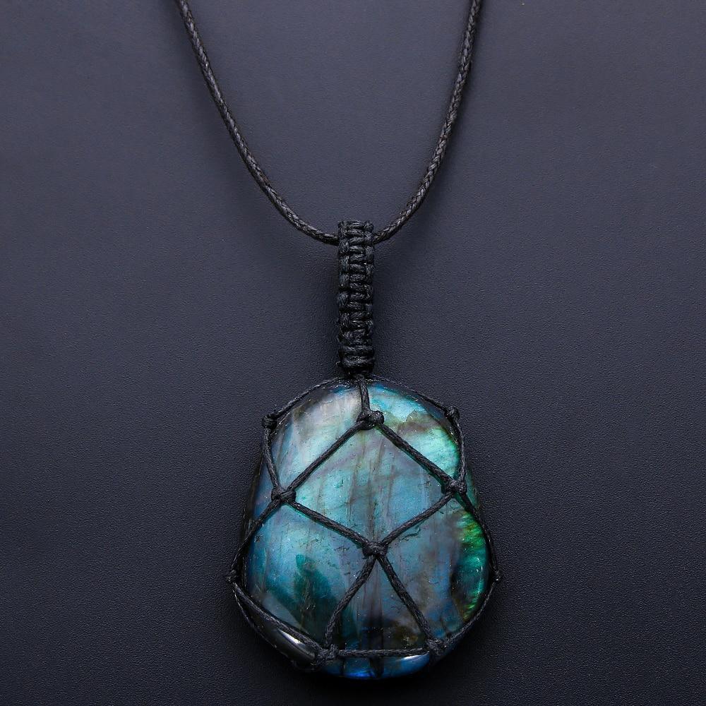 Collana "Cuore di Drago" in labradorite