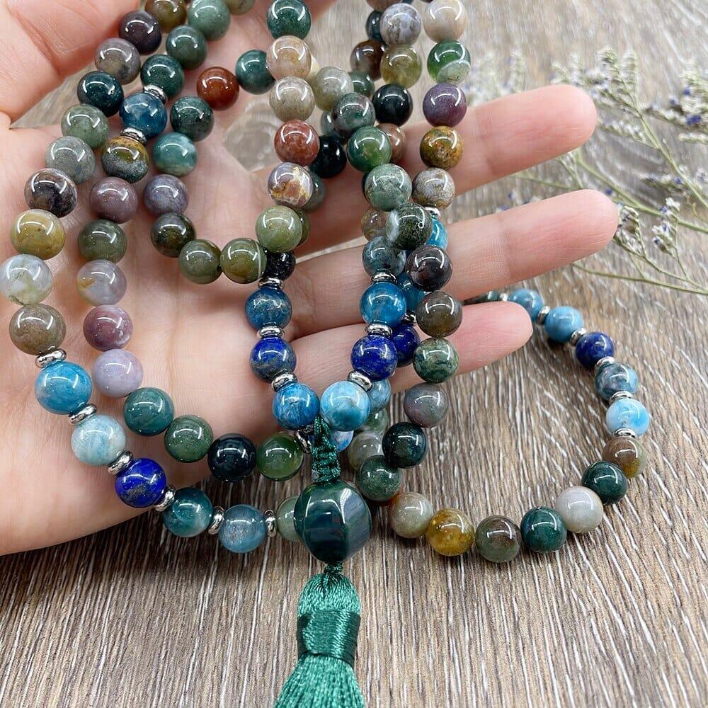 Collana Mala naturale "Cielo Sereno"